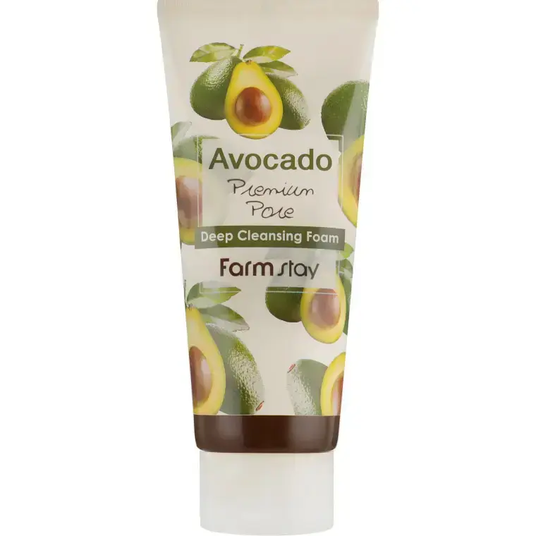 Пенка для лица FarmStay Avocado Premium Pore Deep Cleansing Foam 180 мл фото1