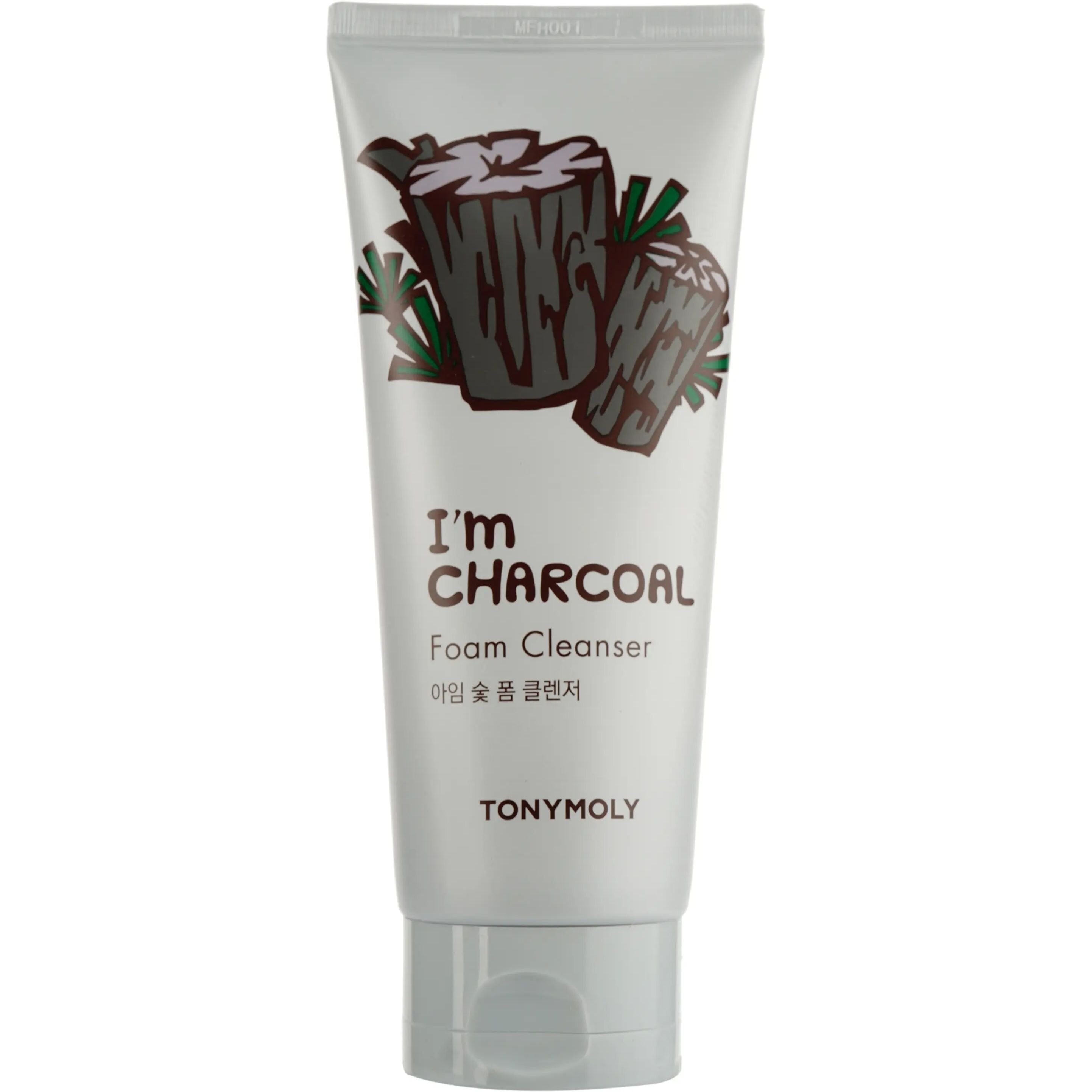Пенка для умывания Tony Moly I'm Charcoal Foam Cleanser Древесный уголь 180 мл фото1