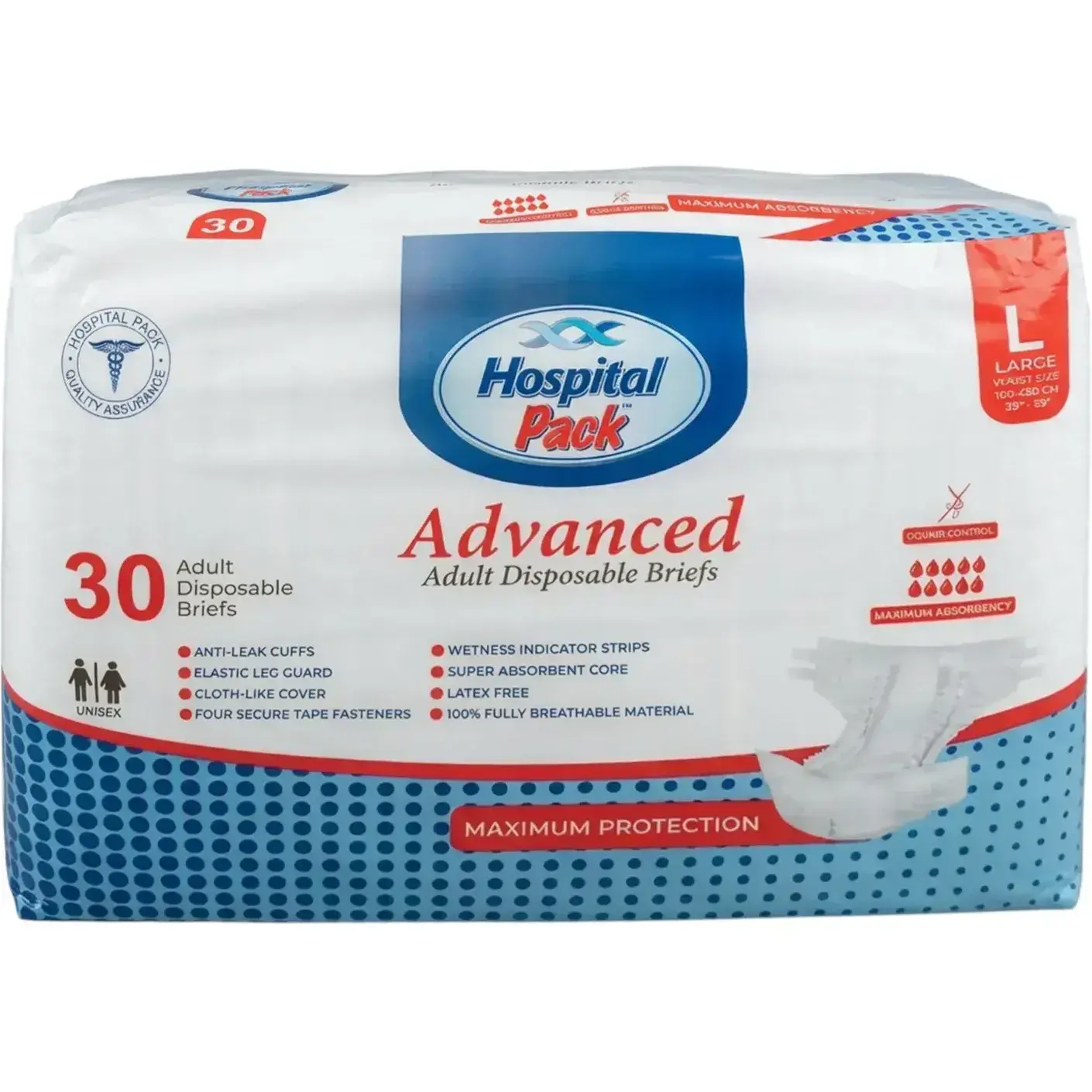 Підгузки для дорослих Hospital Pack Advanced Large 30 шт. фото1