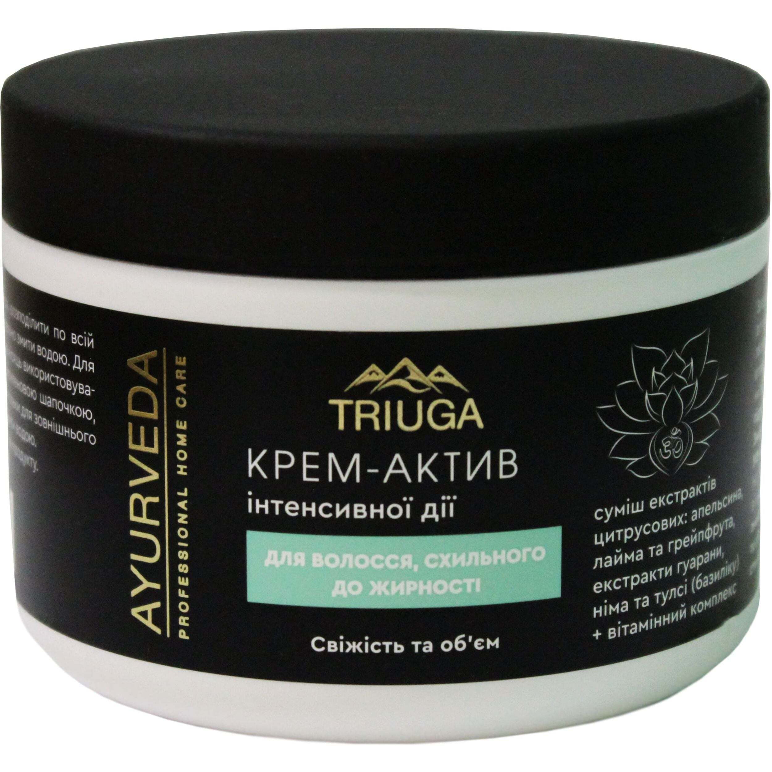 Крем-актив для волосся Triuga Ayurveda Свіжість та об’єм 300 мл фото1