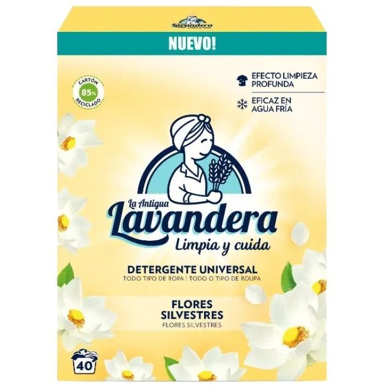 Порошок для стирки Lavandera Universal Белые цветы 2.2 кг фото1
