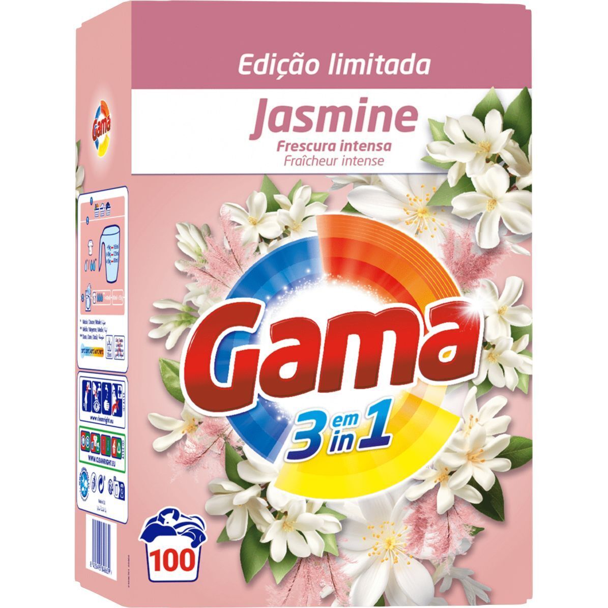 Порошок Gama Jasmine 3в1 100 циклів прання 5.5 кг фото1