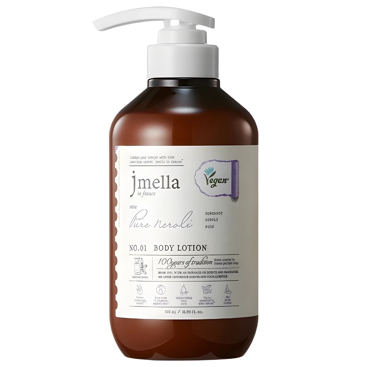 Лосьон для тела парфюмированный Jmella in France Pure Neroli 500 мл фото1