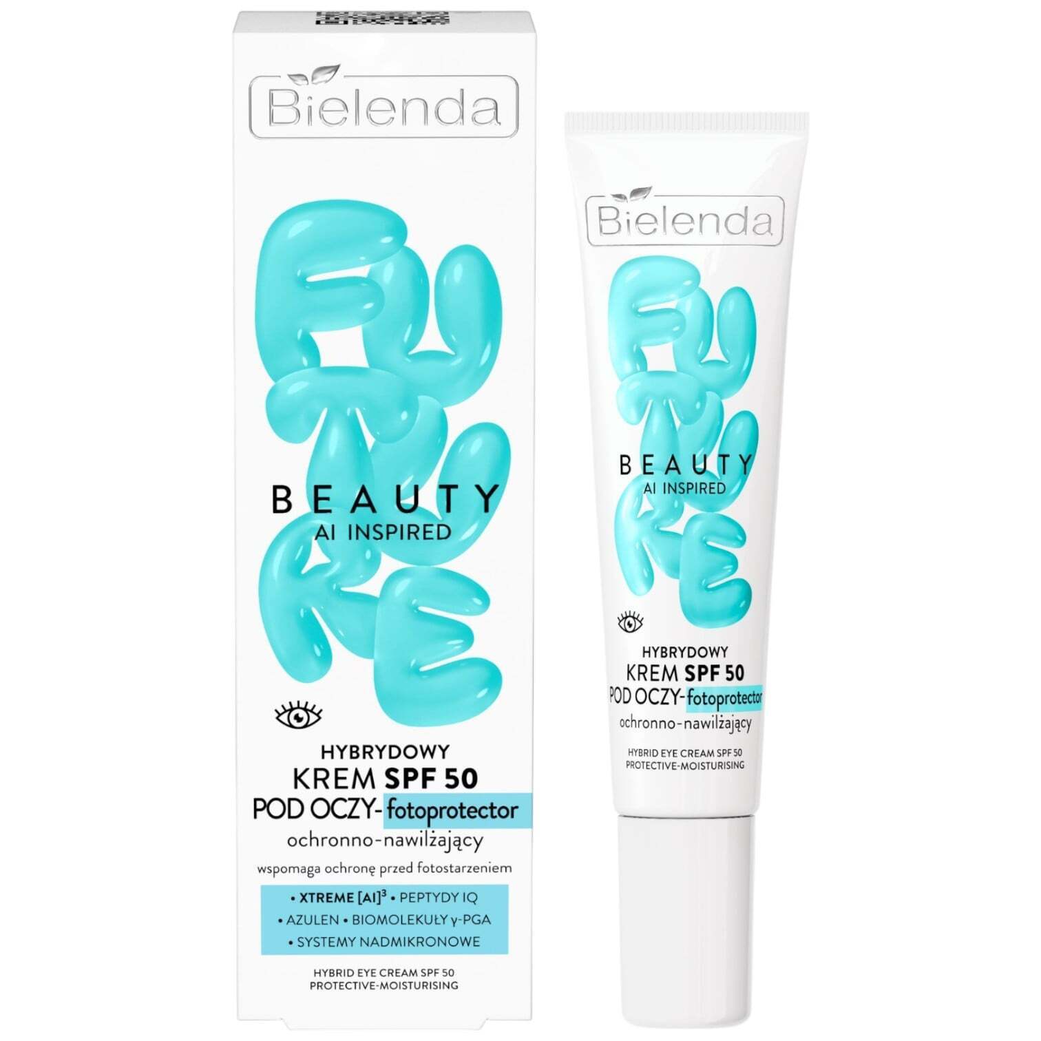 Крем-фотопротектор Bielenda Future Beauty Гібридний захисний SPF 50, 15 мл фото1