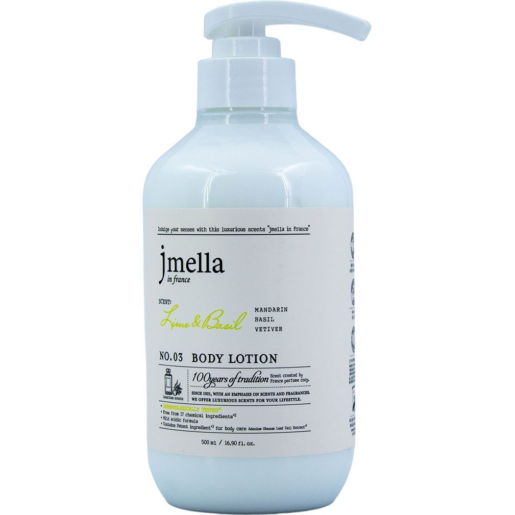 Лосьйон для тіла парфумований Jmella In France Lime & Basil 500 мл фото1