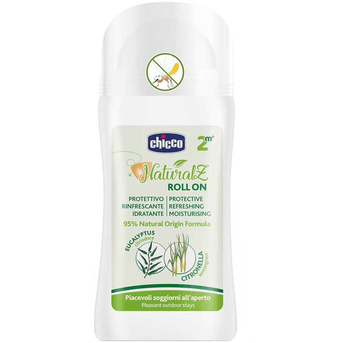 Ролик защитный от комаров Chicco NaturalZ 60 мл (11597.00) фото1