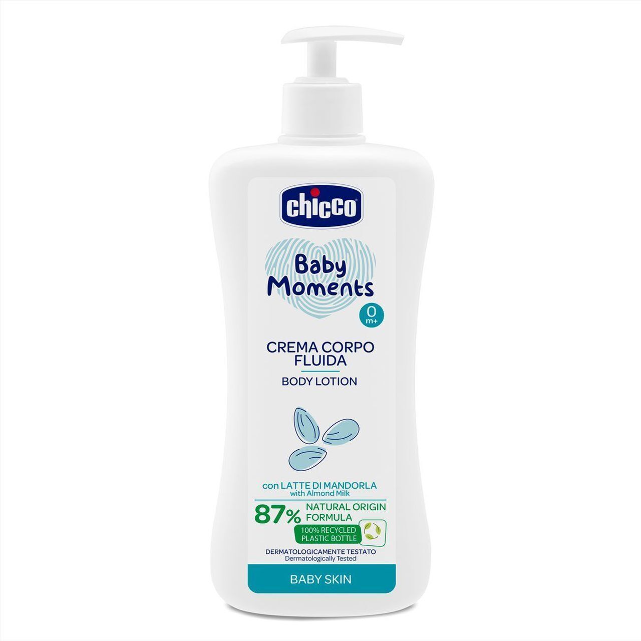 Лосьон для тела Chicco Baby Moments с миндальным молочком, 500 мл (10595.00) фото1