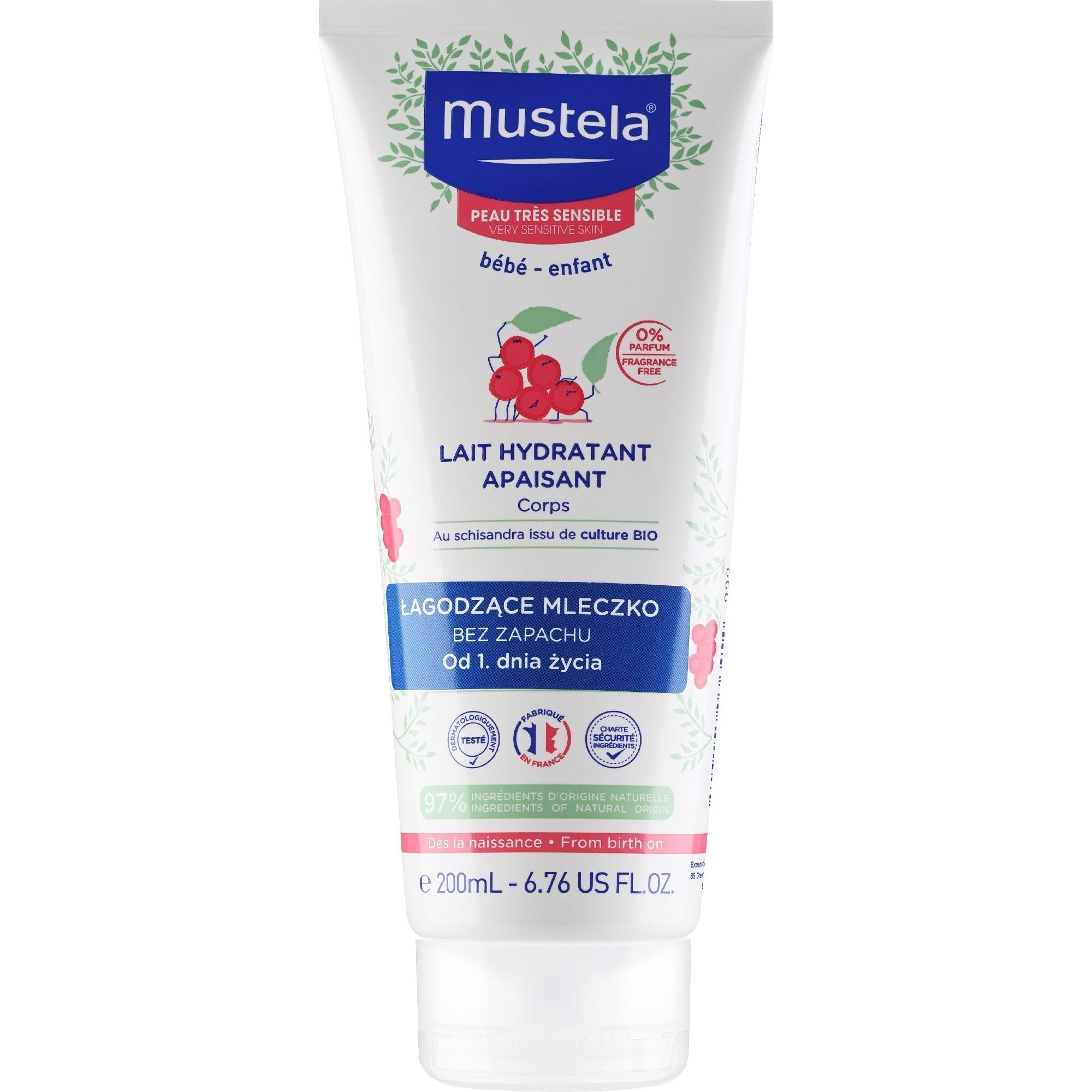 Лосьйон для дітей Mustela Very Sensitive Skin Soothing Moisturizing Lotion 200 мл фото1