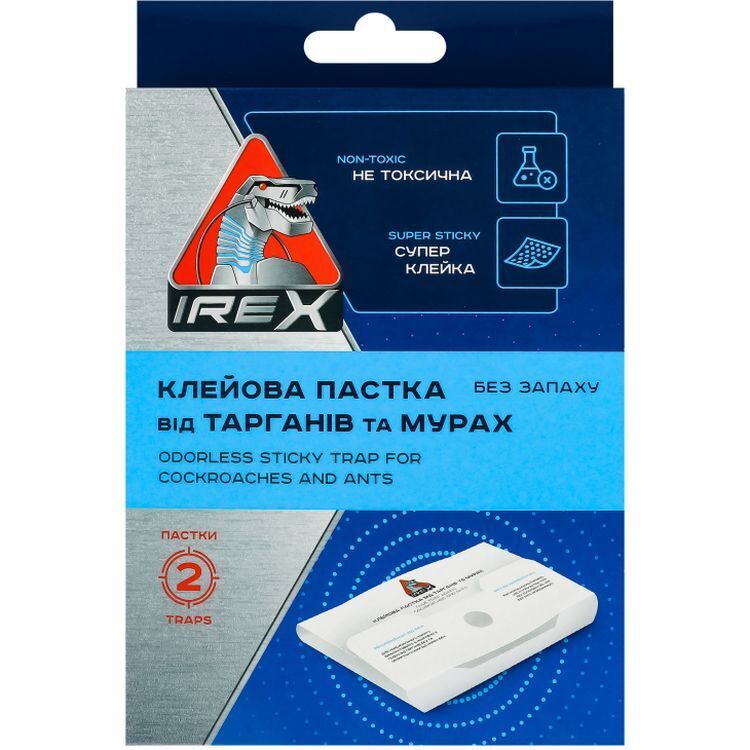 Ловушка от тараканов и муравьев IREX клеевая 2 шт. фото1