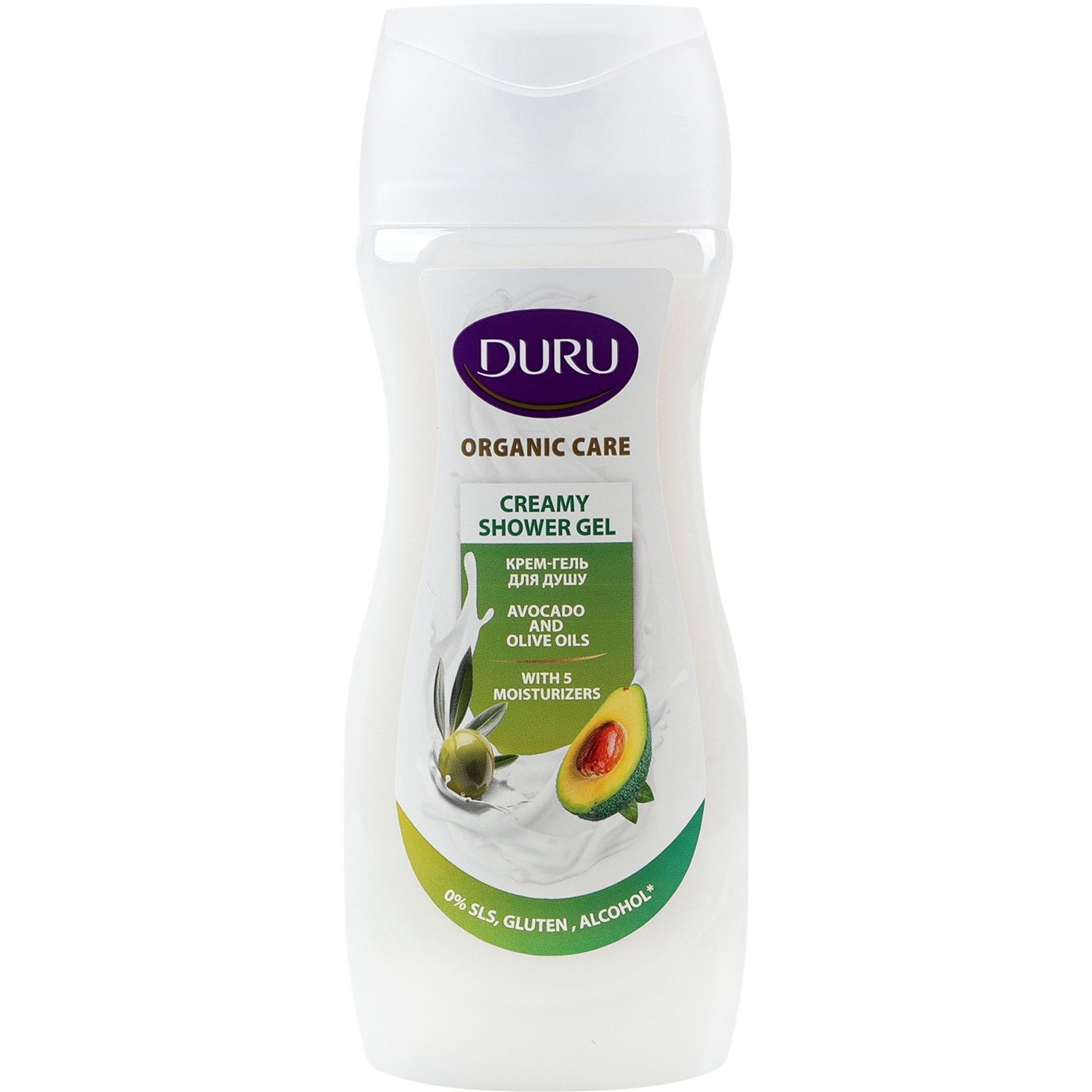 Крем-гель для душа Duru Organic Care Масло авокадо и оливы 250 мл фото1