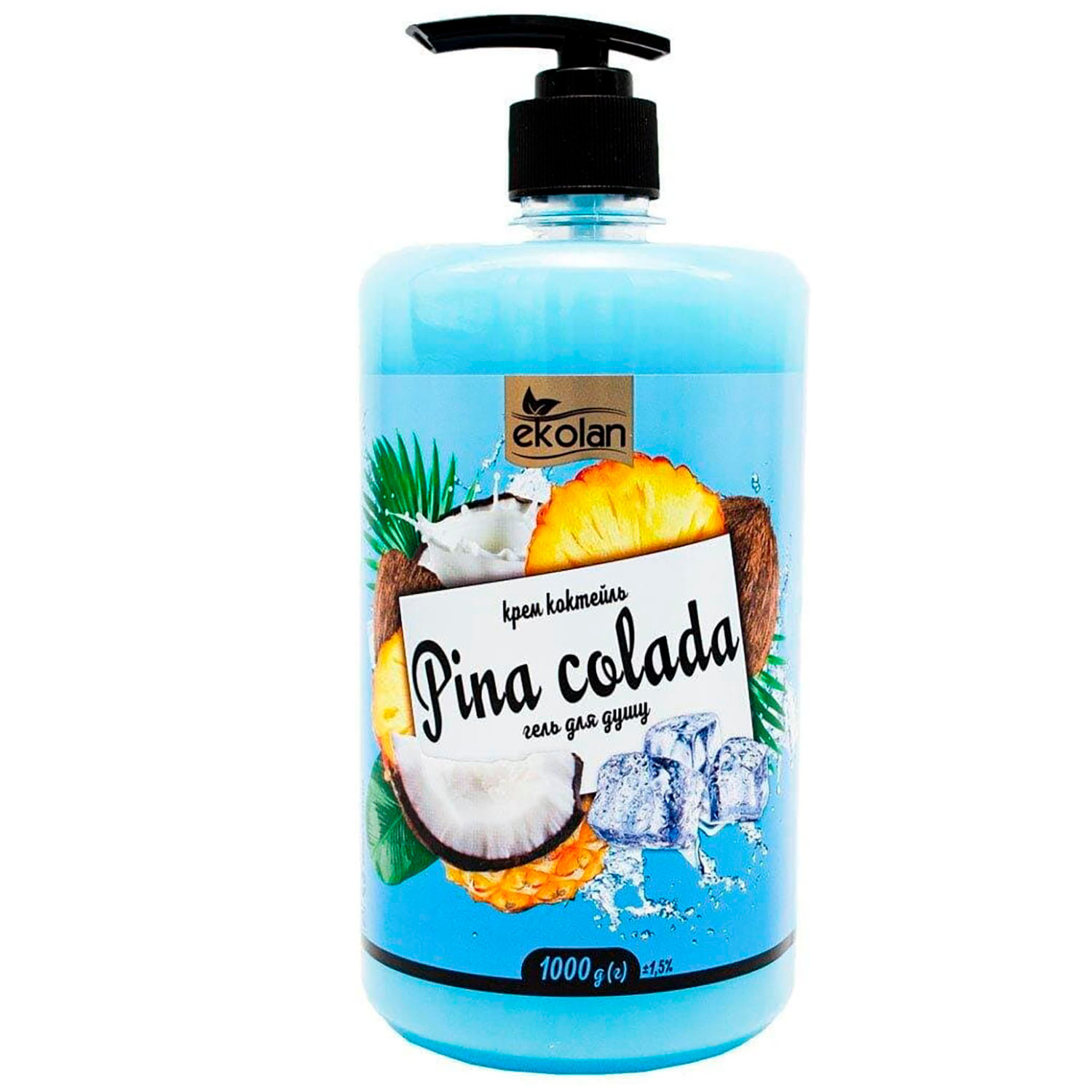 Крем-коктейль для душу Ekolan Pina Colada 1 л фото1