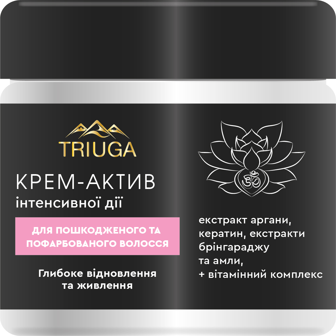 Крем-актив для волос Triuga Ayurveda Глубокое восстановление и питание 300 мл фото1