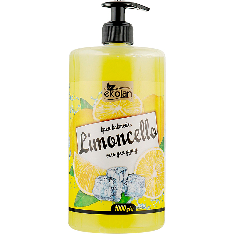Крем-коктейль для душу Ekolan Limoncello 1 л фото1