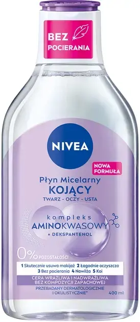 Міцелярна вода NIVEA заспокійлива для чутливої шкіри 400 мл фото1