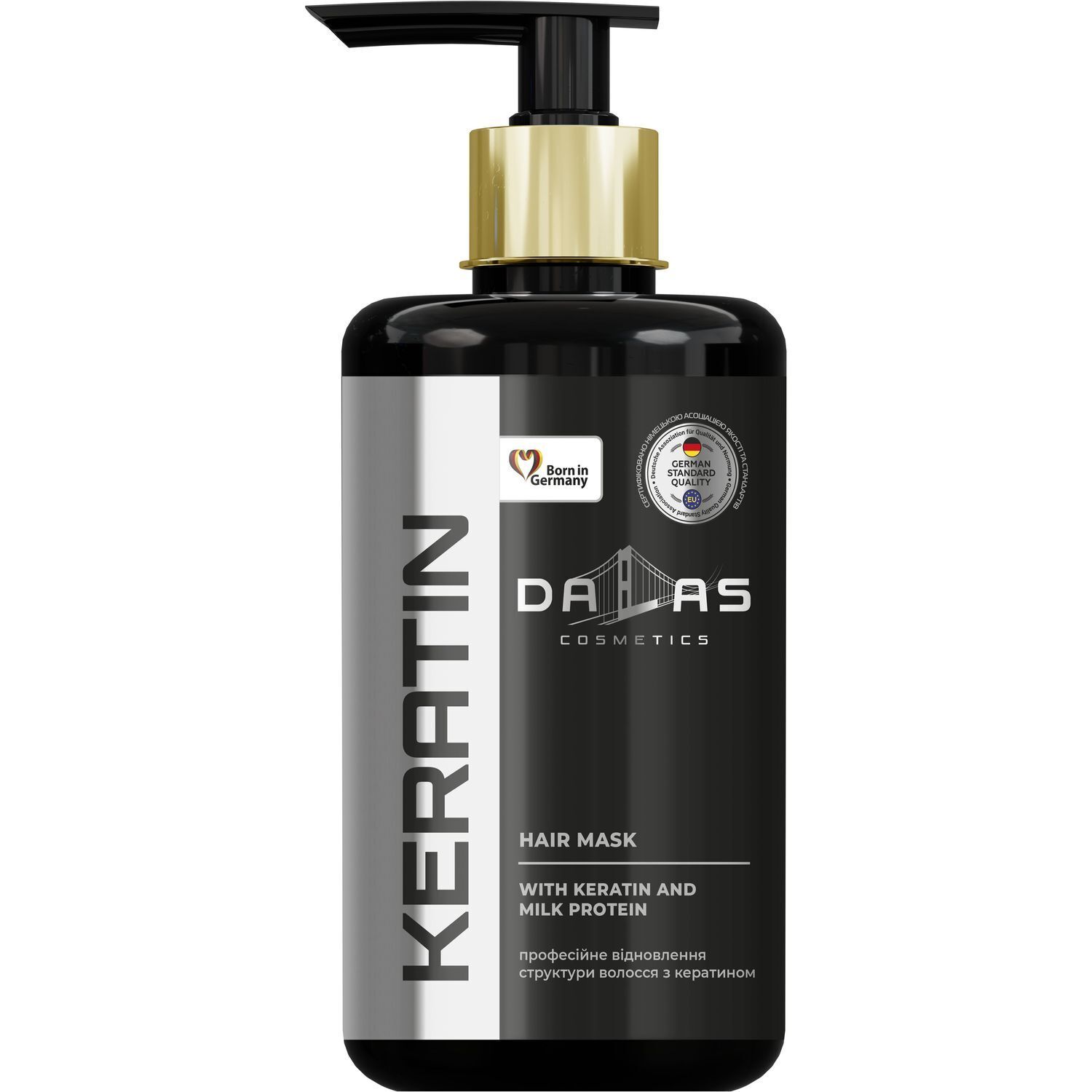 Маска для волос Dalas Keratin с кератином и молочным протеином, 900 мл фото1