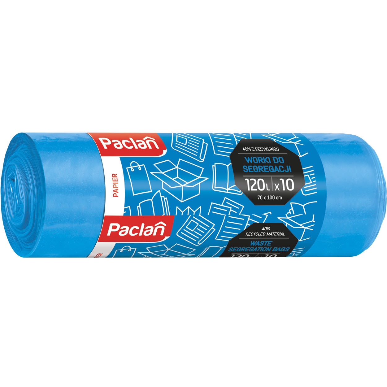 Мешки для сегрегации Paclan бумага 120 л 10 шт. фото1
