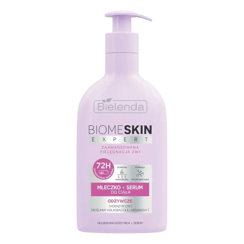 Молочко-серум Bielenda Biome Skin Expert Питательное для тела 2 в 1, 350 мл фото1