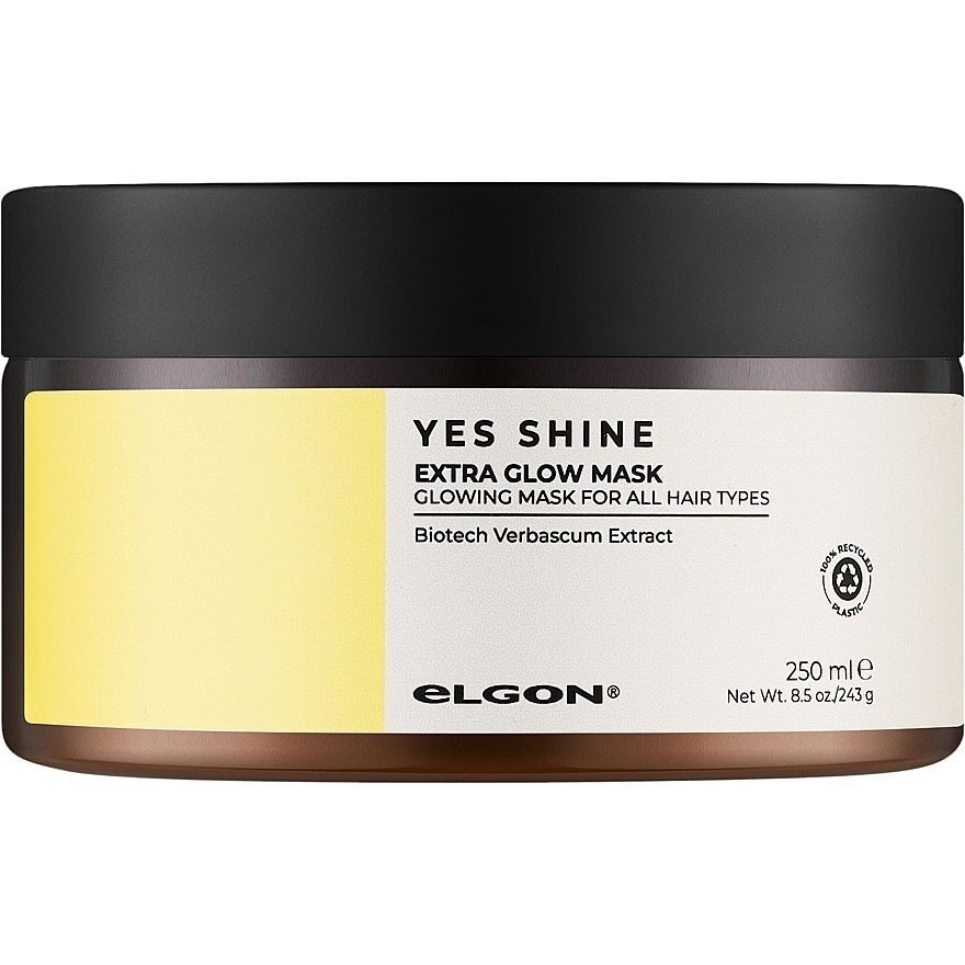 Маска-сяйво для волосся Elgon Yes Shine Extra Glow Mask 250 мл фото1