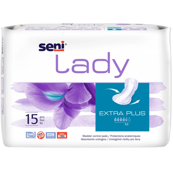 Прокладки урологічні Seni Lady Extra Plus 15 шт. фото1