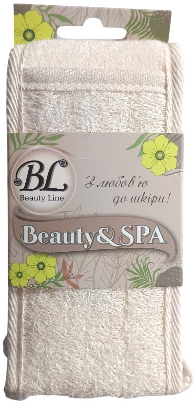Мочалка - стрічка люфа бавовна SPA Beauty Line (412253) фото1