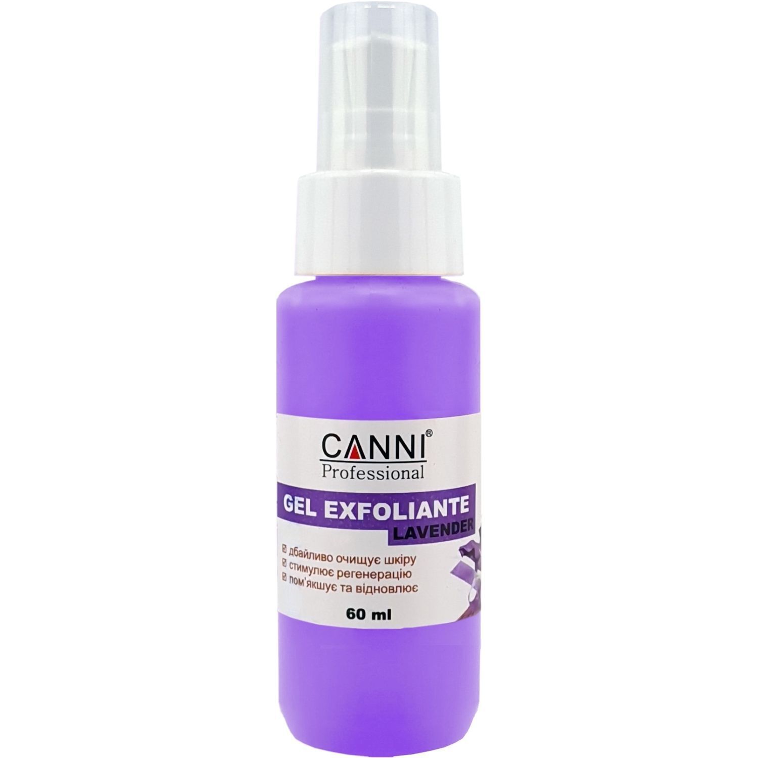Гель-ексфоліант для рук Canni Gel Exfoliant Lavender 60 мл фото1