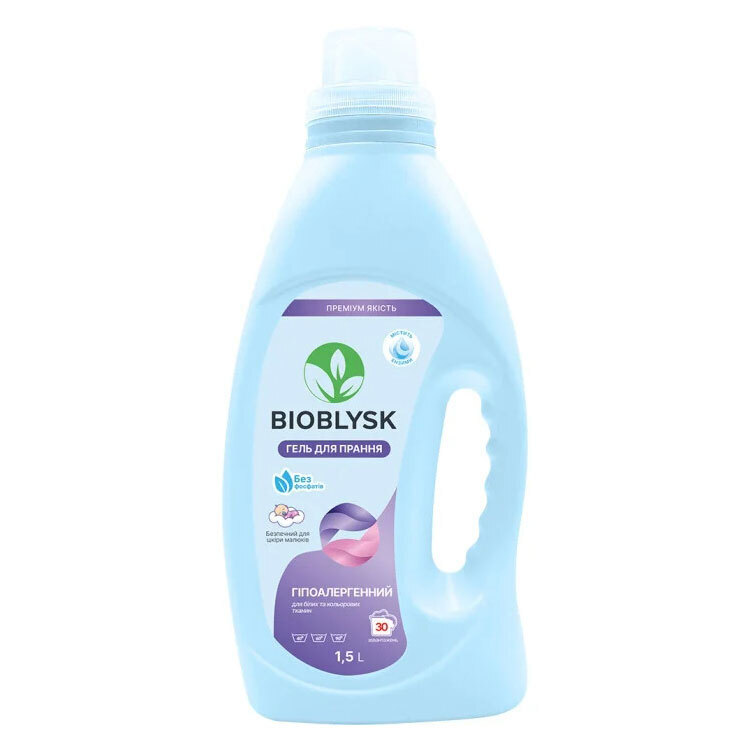Гипоаллергенный гель для стирки BioBlysk Baby gel 1.5 л фото1