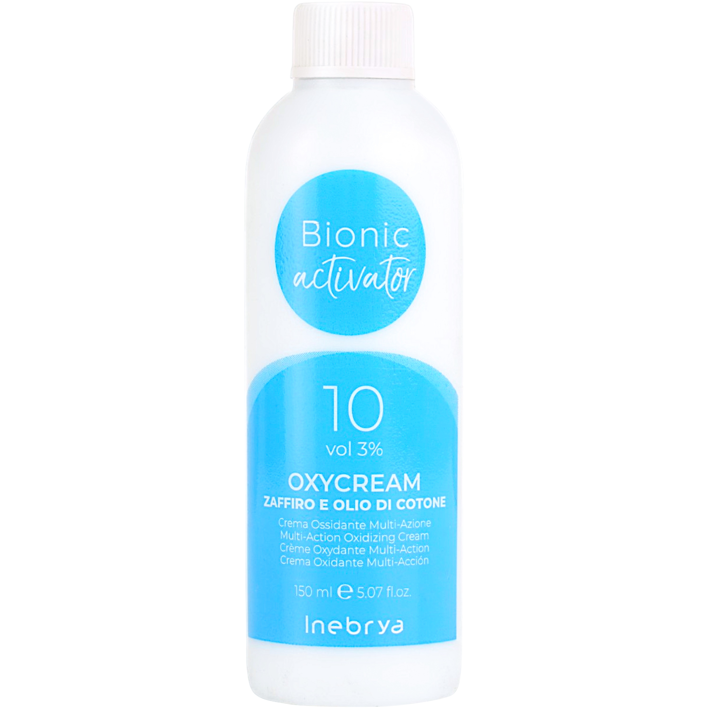 Крем-окислитель Inebrya Bionic Oxycream Zaffiro-Collagene 10 Vol 3% 150 мл фото1