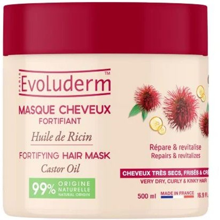 Маска Evoluderm для волосся з рицинову олією 500 мл фото1