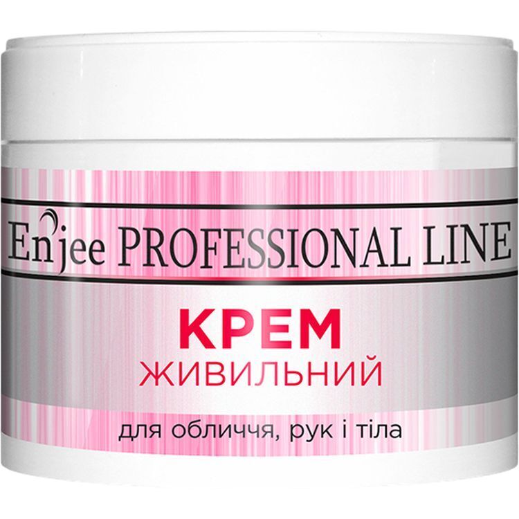 Крем живильний Enjee Professional Line для обличчя, рук та тіла 300 мл фото1