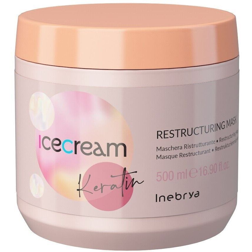 Маска восстанавливающая Inebrya Keratin Restructuring Mask с кератином 500 мл фото1