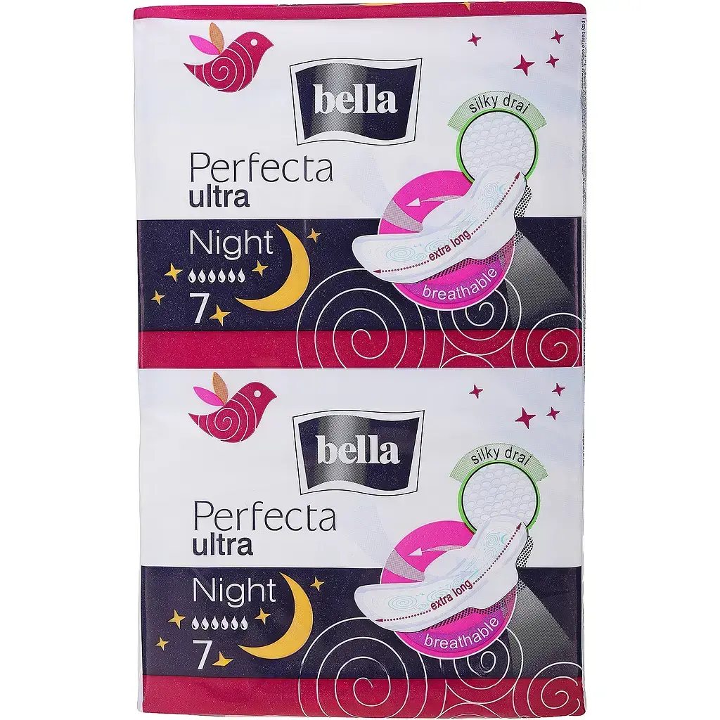 Гигиенические прокладки Bella Perfecta Ultra Night Silky Drai 14 шт. (BE-013-MW14-030) фото1