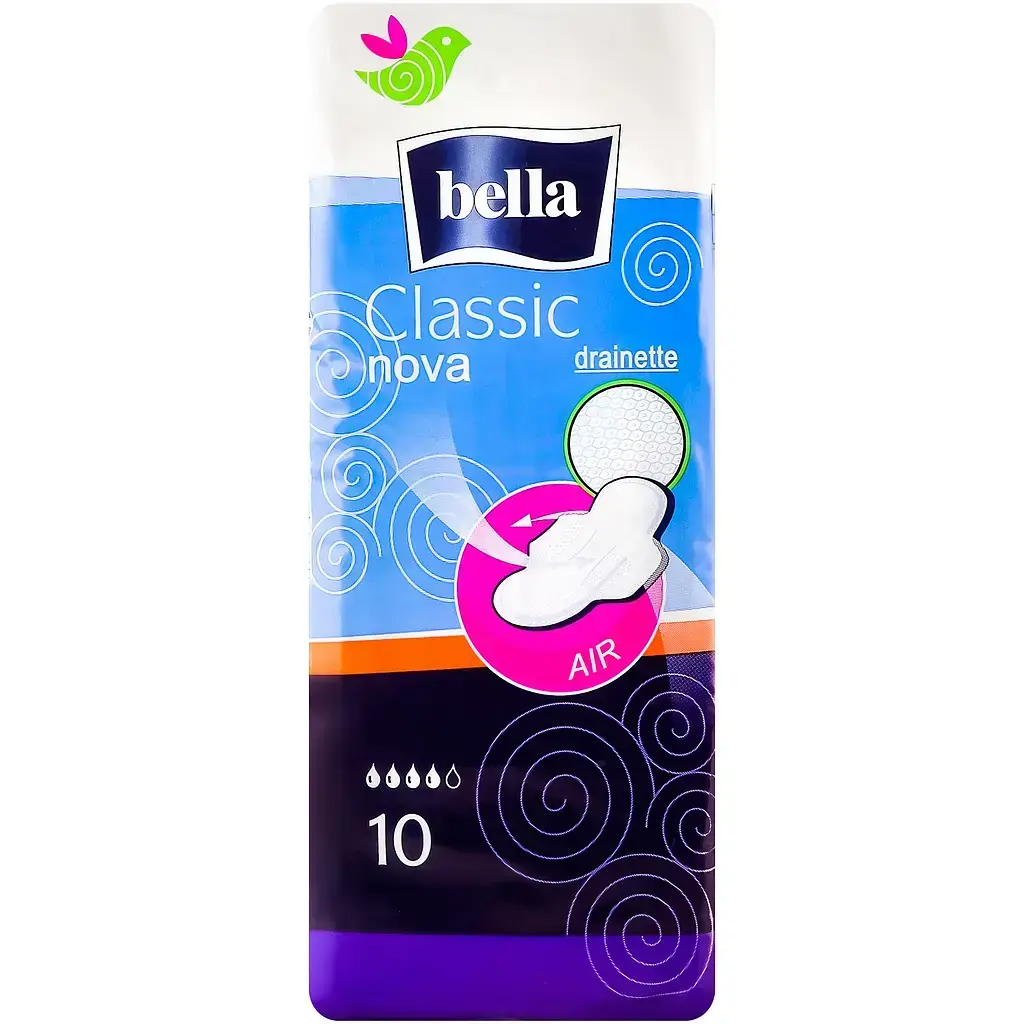 Гигиенические прокладки Bella Classic Nova 10 шт. (BE-012-RW10-073) фото1