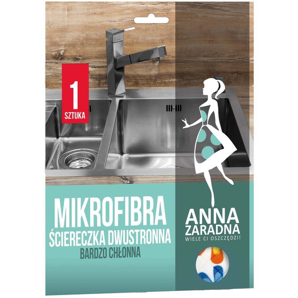 Серветка двостороння Anna Zaradna мікрофібра фото1