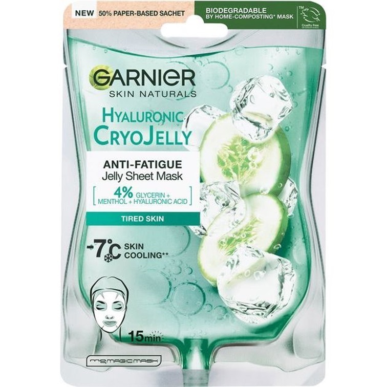 Гиалуроновая тканевая маска-желе Garnier Skin Naturals с эффектом охлаждения и увлажнения 5 г фото1