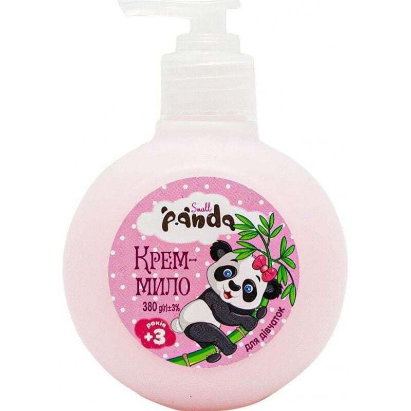Крем-мило дитяче Small Panda для дівчаток 380 мл фото1