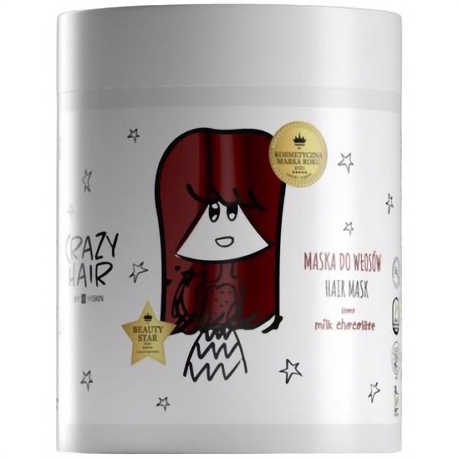 Маска для волос HiSkin Crazy Hair Молочный шоколад, 1000 мл фото1