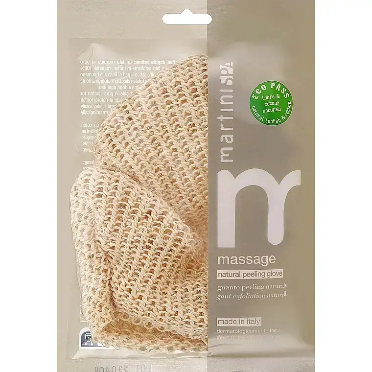 Мочалка-рукавиця Martini Spa Natural Exfoliating Glove із сизалю (0401MMM) фото1