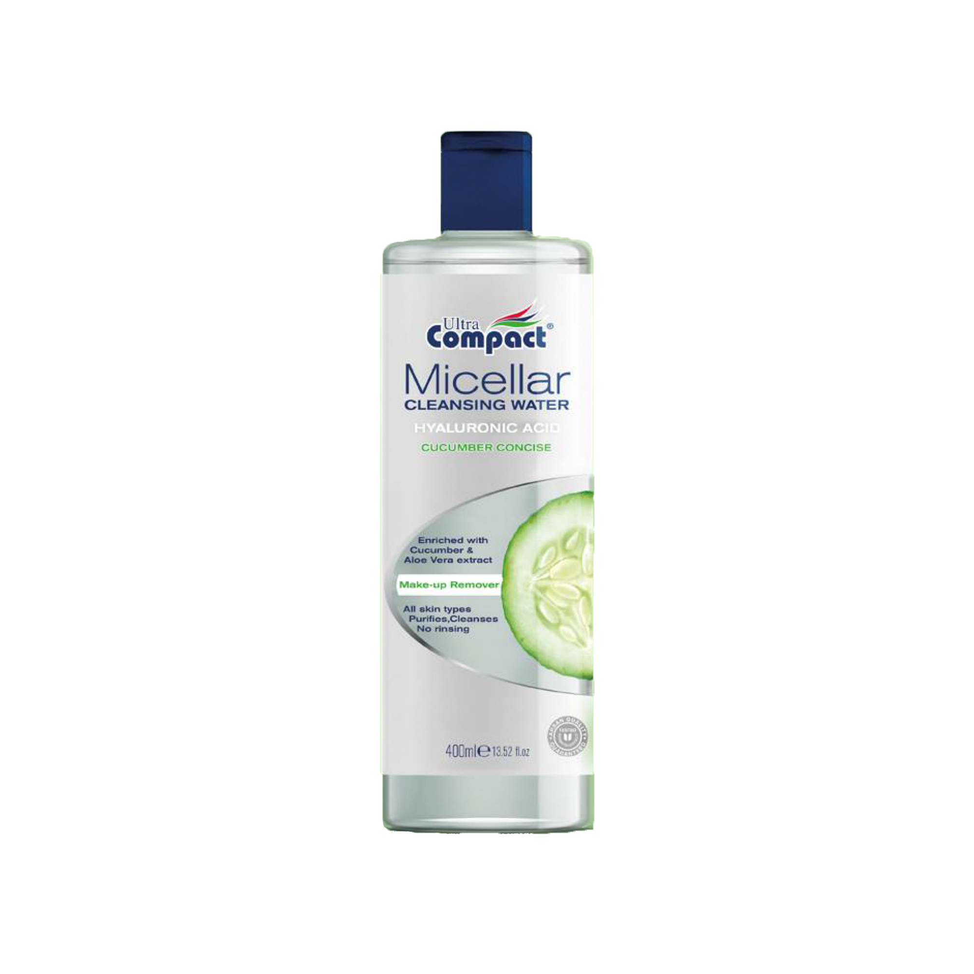 Мицеллярная вода Ultra Compact Hyaluronic огурец 400 мл фото1