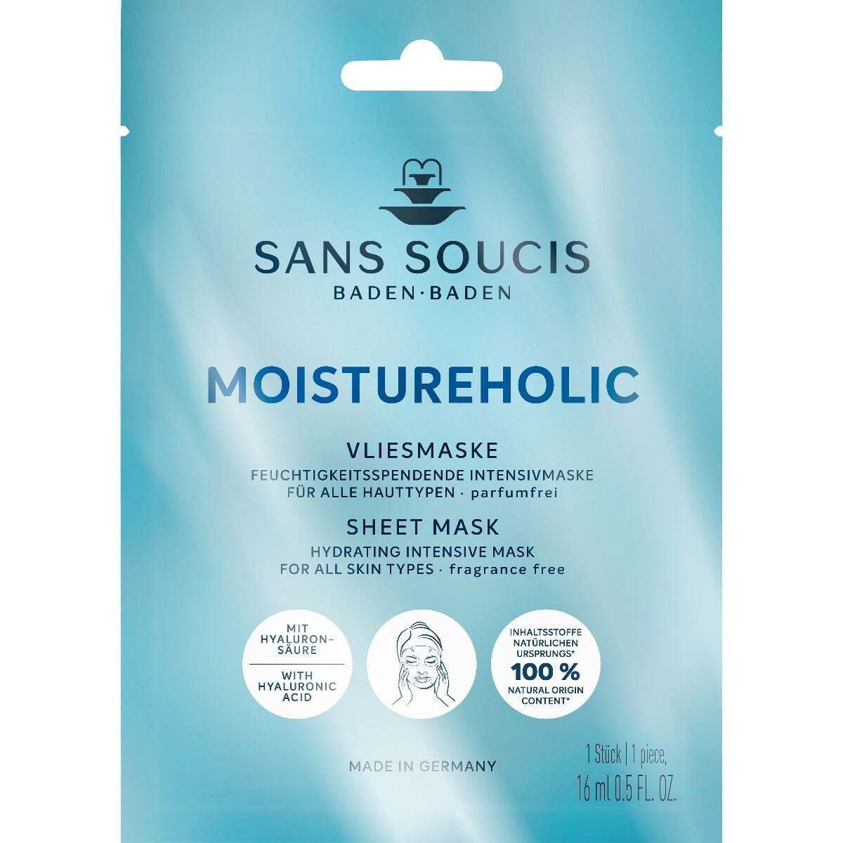 Маска тканевая Sans Soucis Moistureholic Увлажняющая 16 мл фото1