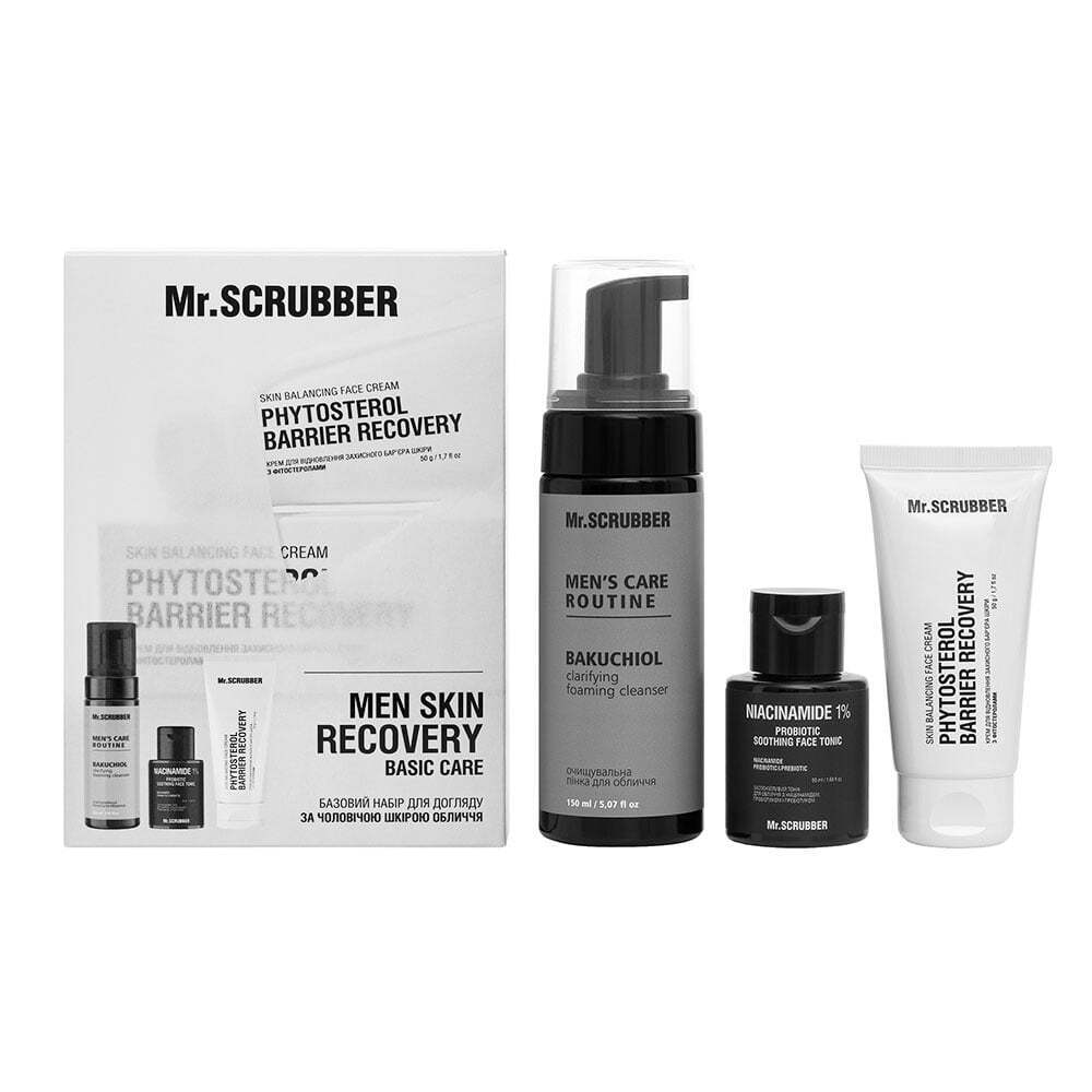 Подарочный набор Mr.Scrubber Men Skin Recovery Basic Care фото1