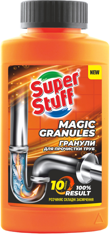 Гранули для прочищення труб SuperStuff 200 г фото1