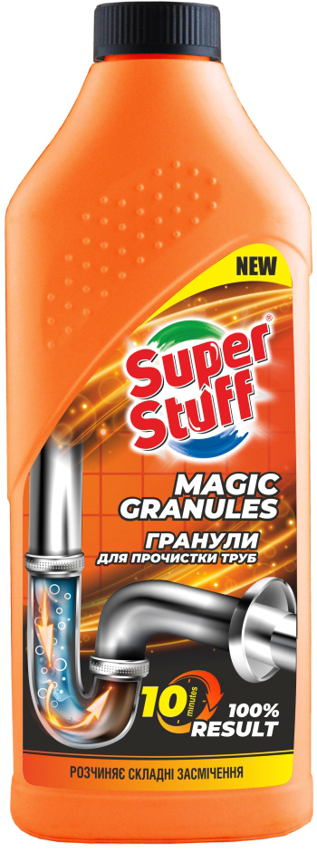 Гранули для прочищення труб SuperStuff 800 г фото1