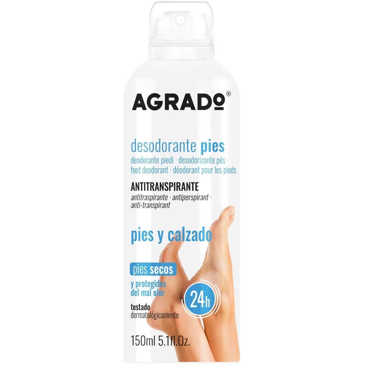 Дезодорант для ніг Agrado Foot Deodorant 150 мл фото1