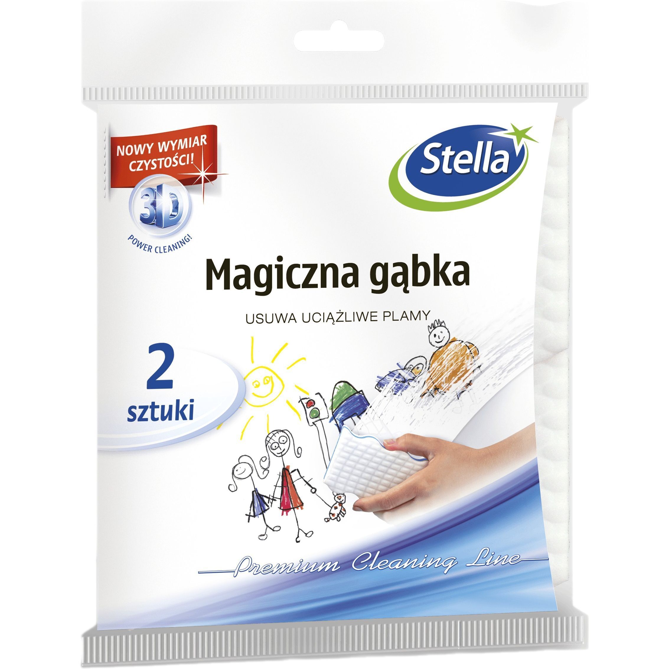 Губка Stella Магічна 3D 2 шт фото1