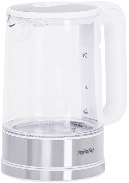 Електрочайник Mesko MS 1301 white фото1