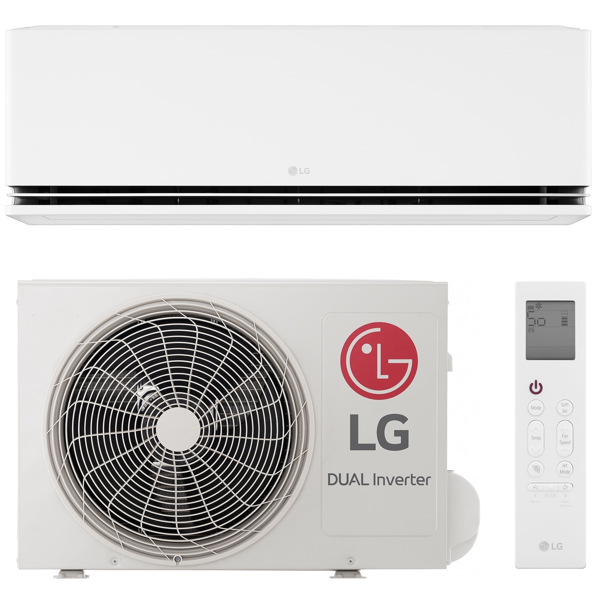 Кондиционер LG DUALCOOL DELUXE H09S1D фото1