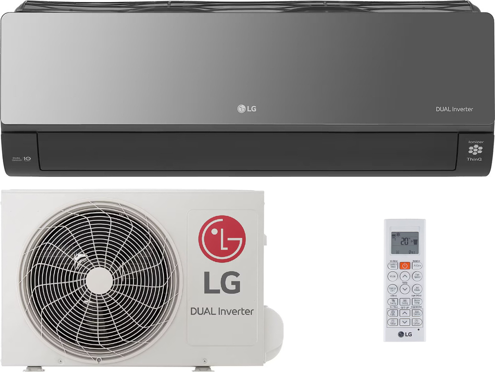 Кондиціонер LG ArtCool Mirror AC09BK.NSJR фото1