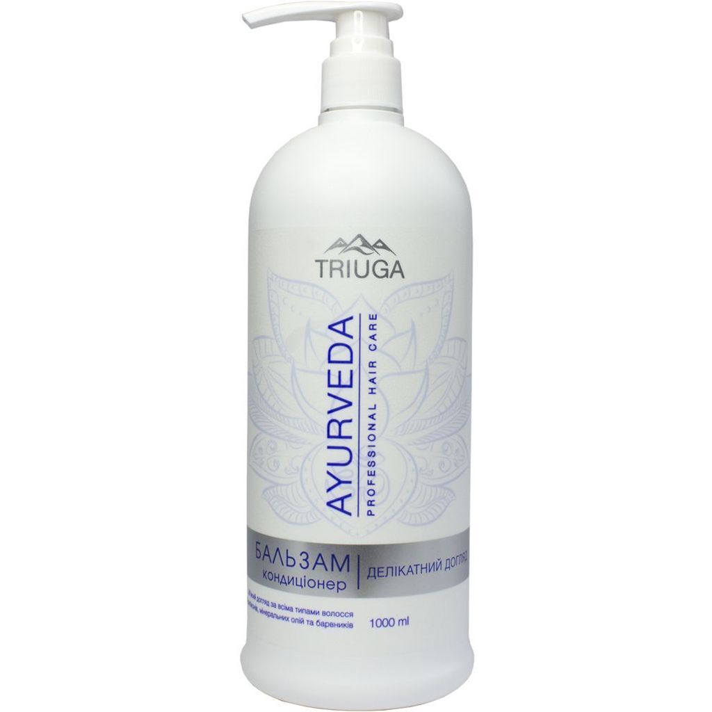 Бальзам-кондиціонер для волосся Triuga Ayurveda Делікатний догляд 1 л фото1