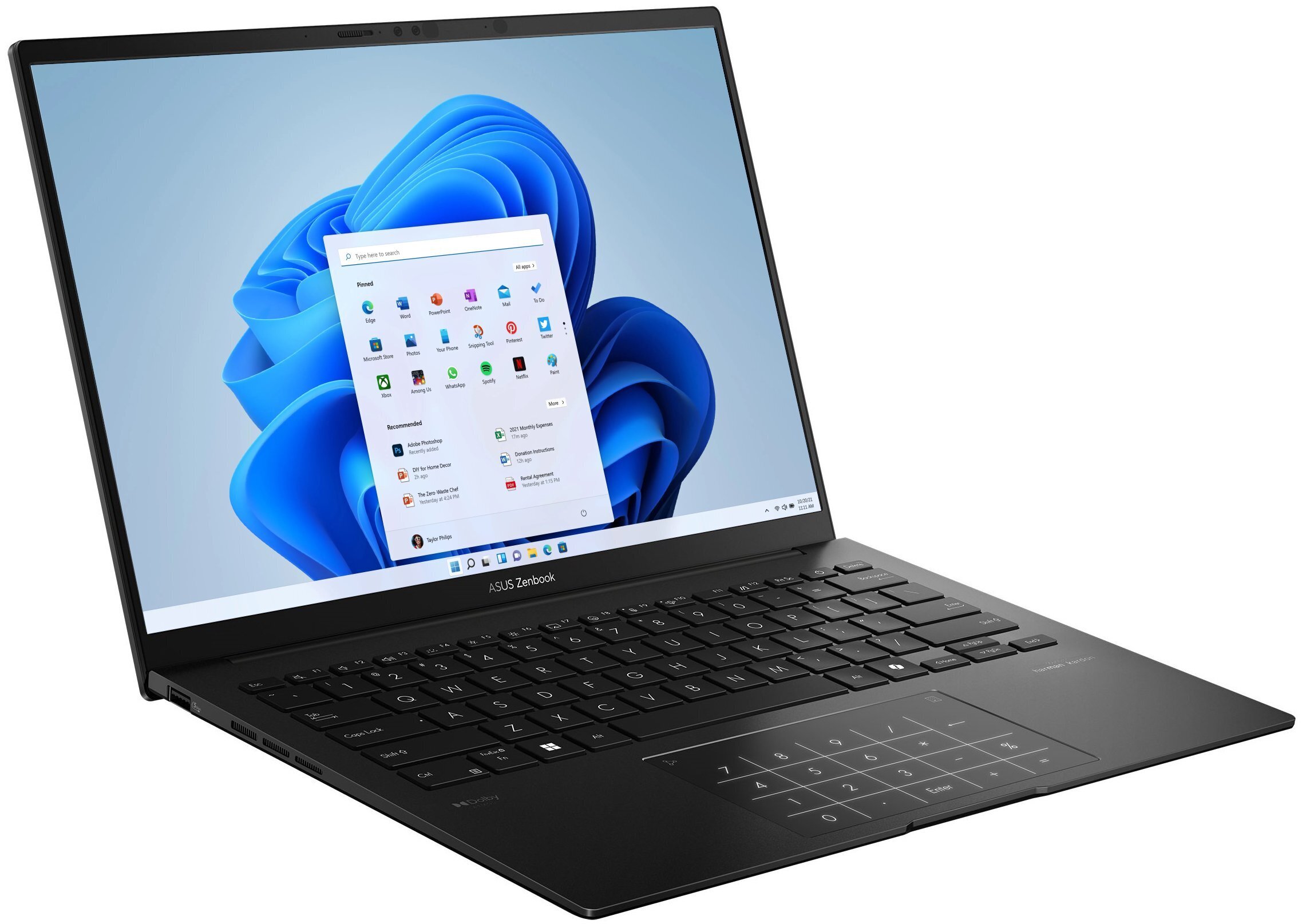Ноутбук ASUS Zenbook 14 OLED UM3406GA-QD008W (90NB17R1-M000A0) фото1