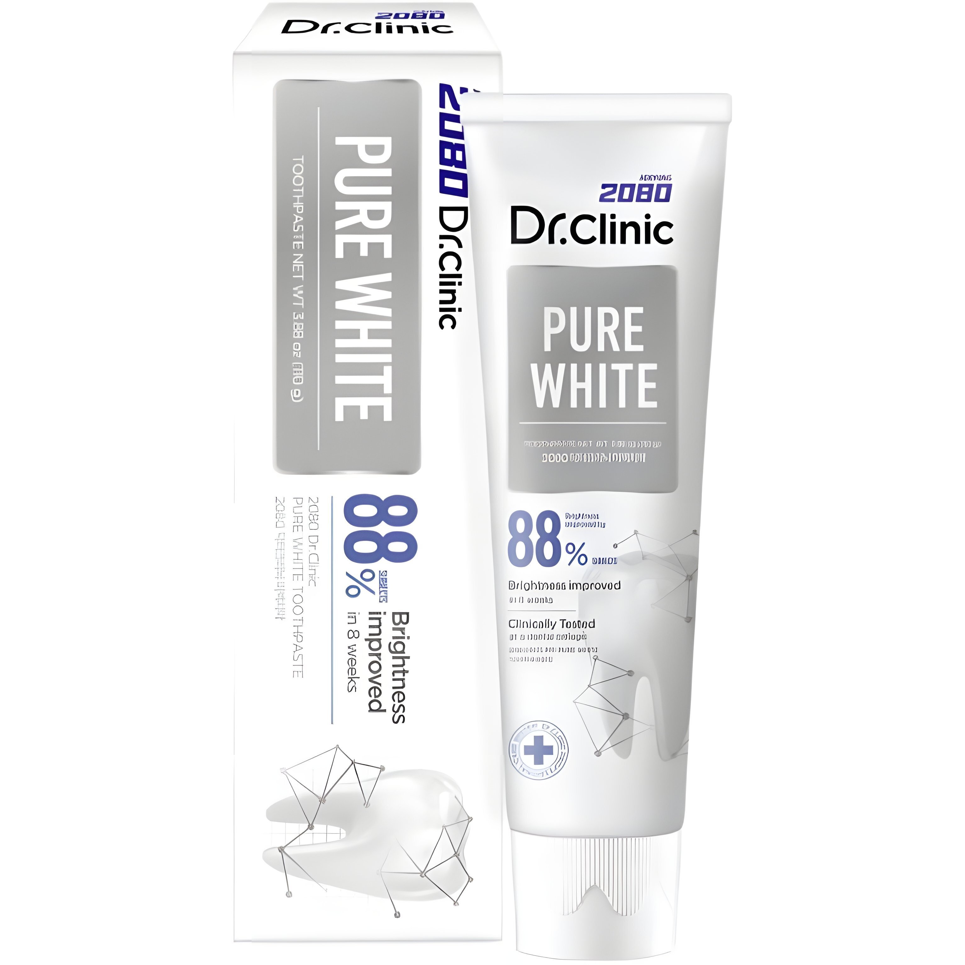 Зубная поста 2080 Dr. Clinic отбеливающая 110 г фото1